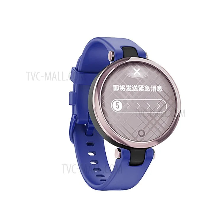 Solid Color Silicone Sport Watch Band Strap Replacement for Garmin Lily