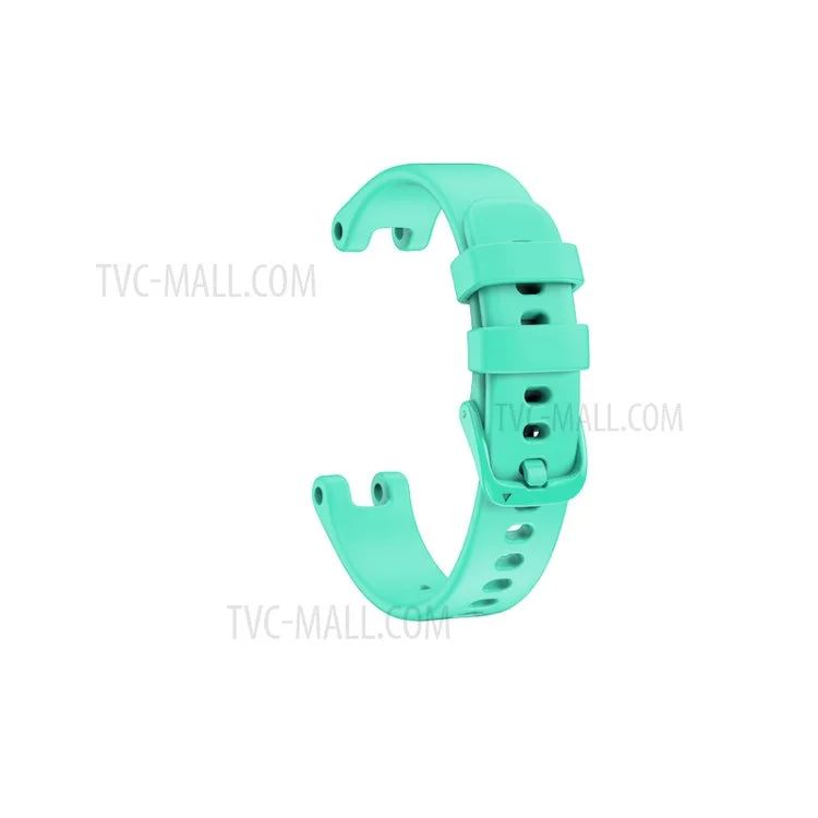 Solid Color Silicone Sport Watch Band Strap Replacement for Garmin Lily
