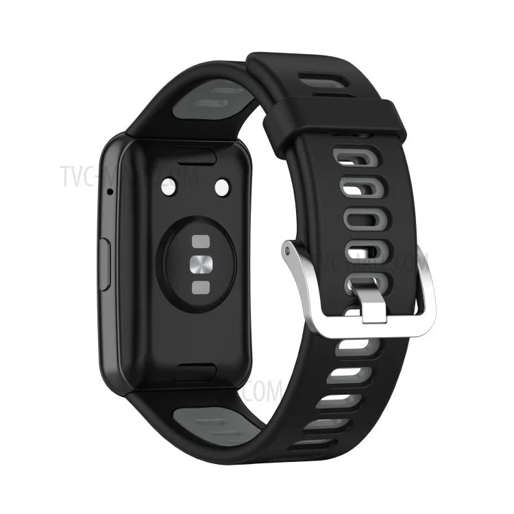 Soft Silicone Dual Color Watch Strap for Huawei Watch Fit