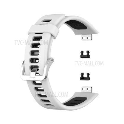 Soft Silicone Dual Color Watch Strap for Huawei Watch Fit