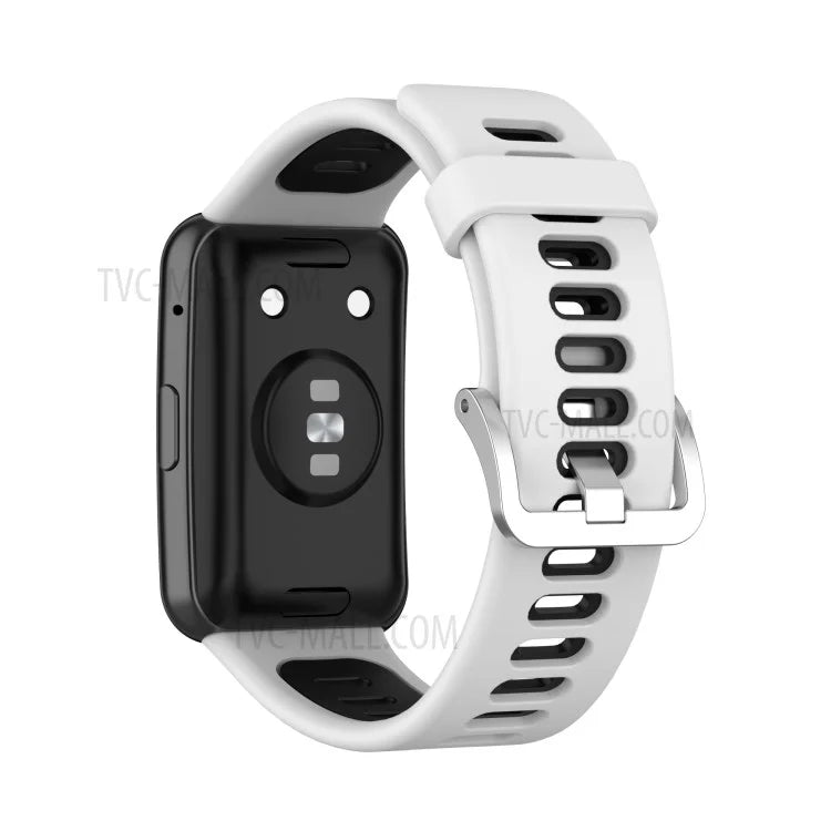 Soft Silicone Dual Color Watch Strap for Huawei Watch Fit