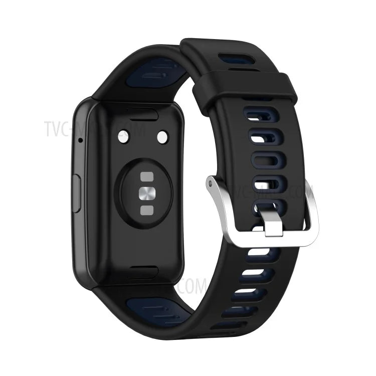 Soft Silicone Dual Color Watch Strap for Huawei Watch Fit