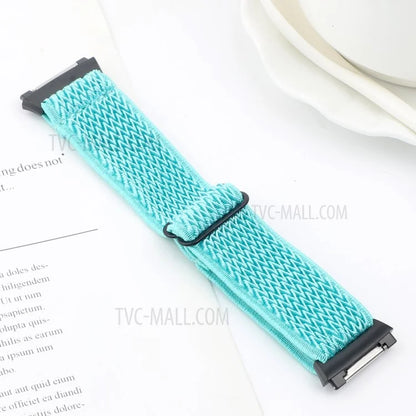 Wave Pattern Nylon Elastic Replacement Wristband Smart Watch Strap Belt for Fitbit Ionic