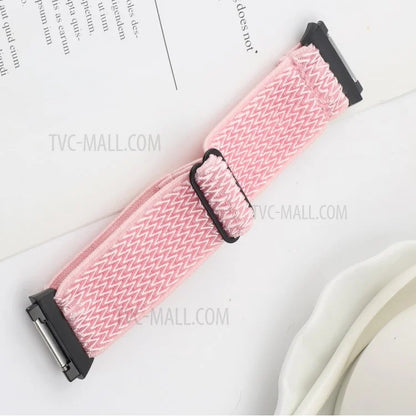 Wave Pattern Nylon Elastic Replacement Wristband Smart Watch Strap Belt for Fitbit Ionic