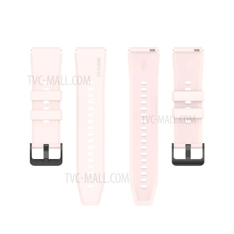 22mm Plain Silicone Watch Band Strap Replacement for Huawei Watch 3/Watch 3 Pro