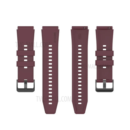 22mm Plain Silicone Watch Band Strap Replacement for Huawei Watch 3/Watch 3 Pro