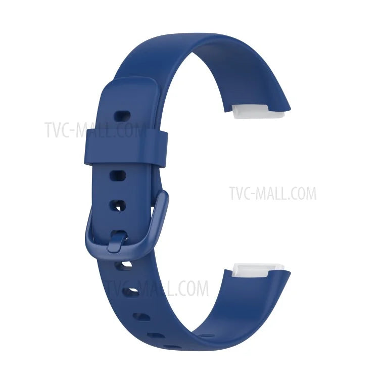 Replacement Silicone Adjustable Watch Band Wrist Strap for Fitbit Luxe, Size: L