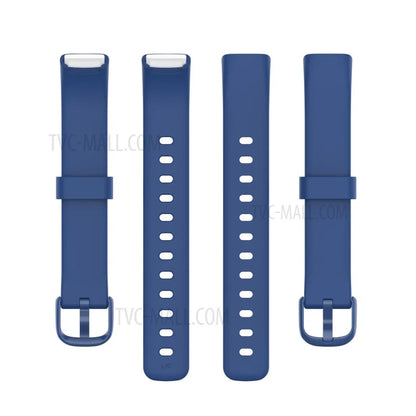 Replacement Silicone Adjustable Watch Band Wrist Strap for Fitbit Luxe, Size: L