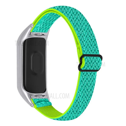Braided Nylon Strap Watch Band Adjustable Elastic Solo Sports Loop Bracelet for Xiaomi Mi Band 4 / 3