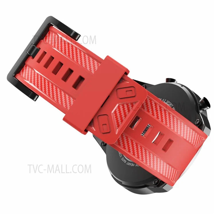 20mm Breathable Sport Silicone Watch Bands Carbon Fiber Textured Replacement Straps for Amazfit GTS3 / GTR 42mm / Samsung Galaxy Watch 42mm 46mm / Watch4 Classic 42mm 46mm