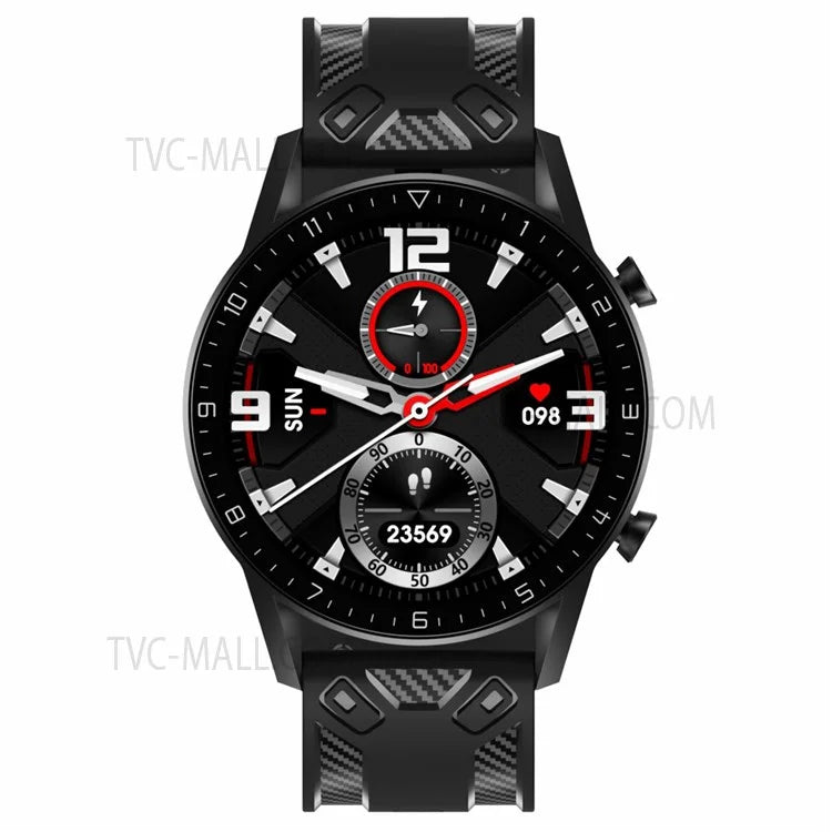 20mm Breathable Sport Silicone Watch Bands Carbon Fiber Textured Replacement Straps for Amazfit GTS3 / GTR 42mm / Samsung Galaxy Watch 42mm 46mm / Watch4 Classic 42mm 46mm