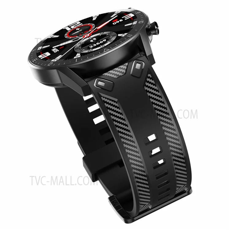 20mm Breathable Sport Silicone Watch Bands Carbon Fiber Textured Replacement Straps for Amazfit GTS3 / GTR 42mm / Samsung Galaxy Watch 42mm 46mm / Watch4 Classic 42mm 46mm