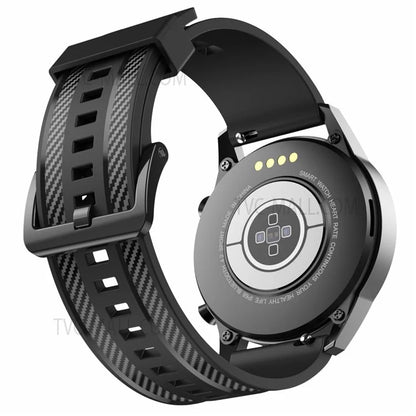 20mm Breathable Sport Silicone Watch Bands Carbon Fiber Textured Replacement Straps for Amazfit GTS3 / GTR 42mm / Samsung Galaxy Watch 42mm 46mm / Watch4 Classic 42mm 46mm