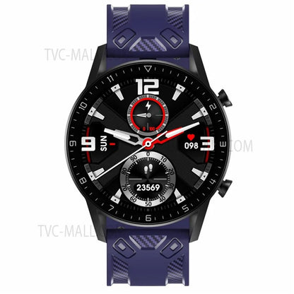 20mm Breathable Sport Silicone Watch Bands Carbon Fiber Textured Replacement Straps for Amazfit GTS3 / GTR 42mm / Samsung Galaxy Watch 42mm 46mm / Watch4 Classic 42mm 46mm