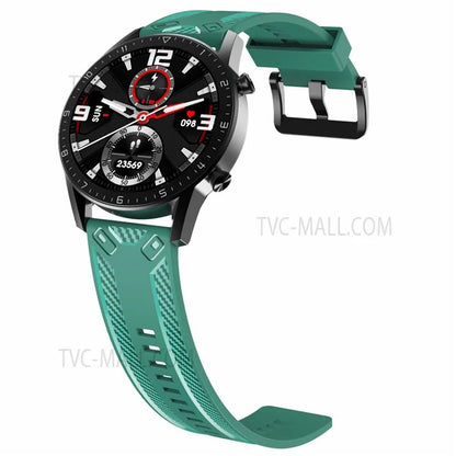 20mm Breathable Sport Silicone Watch Bands Carbon Fiber Textured Replacement Straps for Amazfit GTS3 / GTR 42mm / Samsung Galaxy Watch 42mm 46mm / Watch4 Classic 42mm 46mm