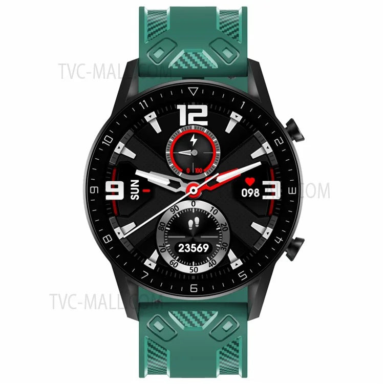 20mm Breathable Sport Silicone Watch Bands Carbon Fiber Textured Replacement Straps for Amazfit GTS3 / GTR 42mm / Samsung Galaxy Watch 42mm 46mm / Watch4 Classic 42mm 46mm