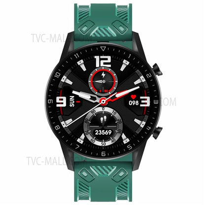 20mm Breathable Sport Silicone Watch Bands Carbon Fiber Textured Replacement Straps for Amazfit GTS3 / GTR 42mm / Samsung Galaxy Watch 42mm 46mm / Watch4 Classic 42mm 46mm