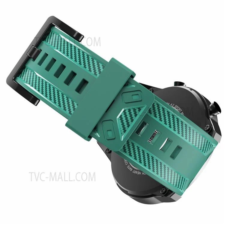 20mm Breathable Sport Silicone Watch Bands Carbon Fiber Textured Replacement Straps for Amazfit GTS3 / GTR 42mm / Samsung Galaxy Watch 42mm 46mm / Watch4 Classic 42mm 46mm