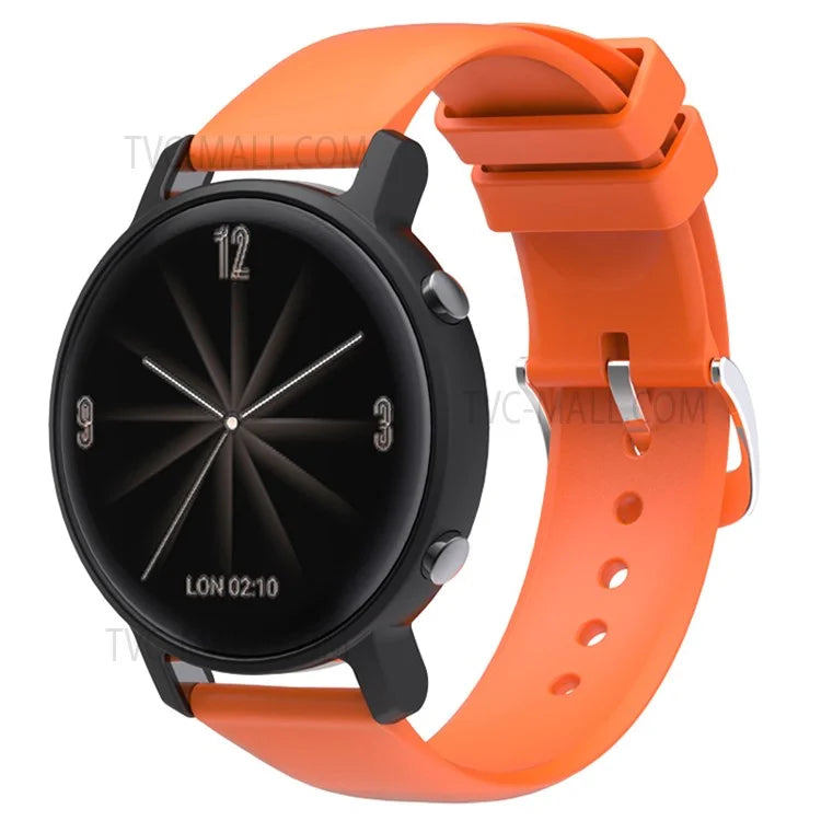 Solid Color Silicone 20mm Watch Strap for Huawei Watch GT2 42mm / Huami Amazfit GTS 3