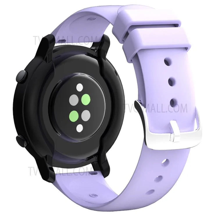 Solid Color Silicone 20mm Watch Strap for Huawei Watch GT2 42mm / Huami Amazfit GTS 3