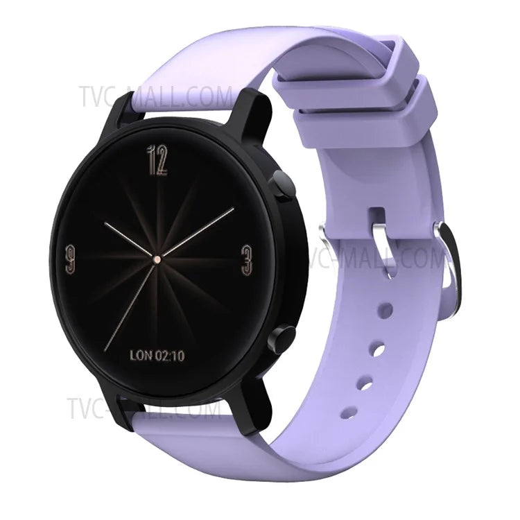 Solid Color Silicone 20mm Watch Strap for Huawei Watch GT2 42mm / Huami Amazfit GTS 3