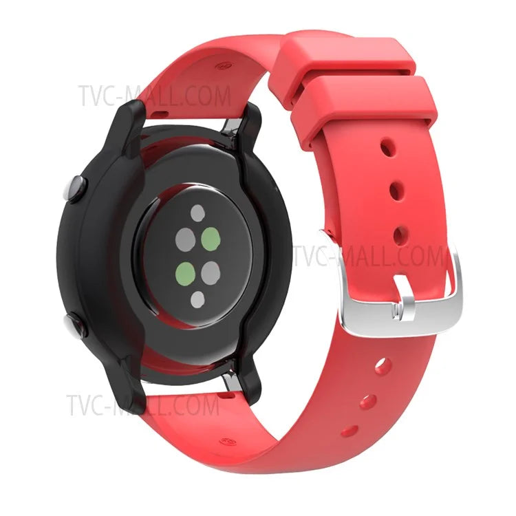 Solid Color Silicone 20mm Watch Strap for Huawei Watch GT2 42mm / Huami Amazfit GTS 3