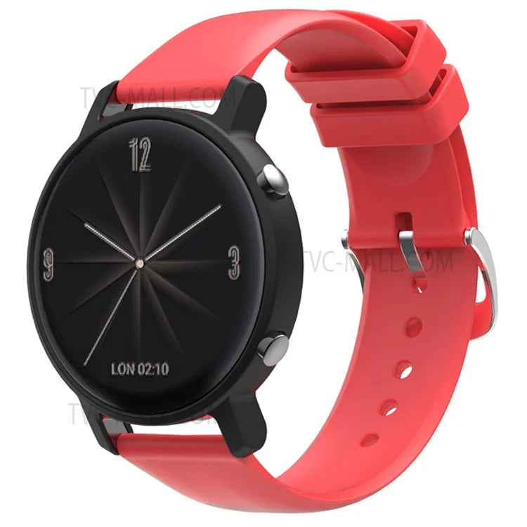 Solid Color Silicone 20mm Watch Strap for Huawei Watch GT2 42mm / Huami Amazfit GTS 3