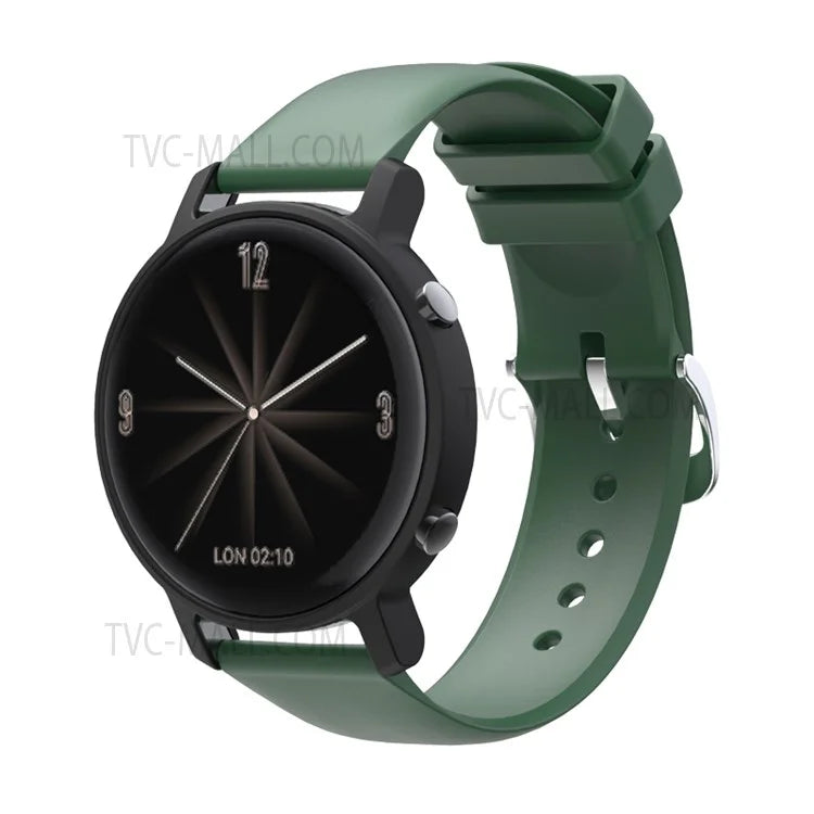 Solid Color Silicone 20mm Watch Strap for Huawei Watch GT2 42mm / Huami Amazfit GTS 3