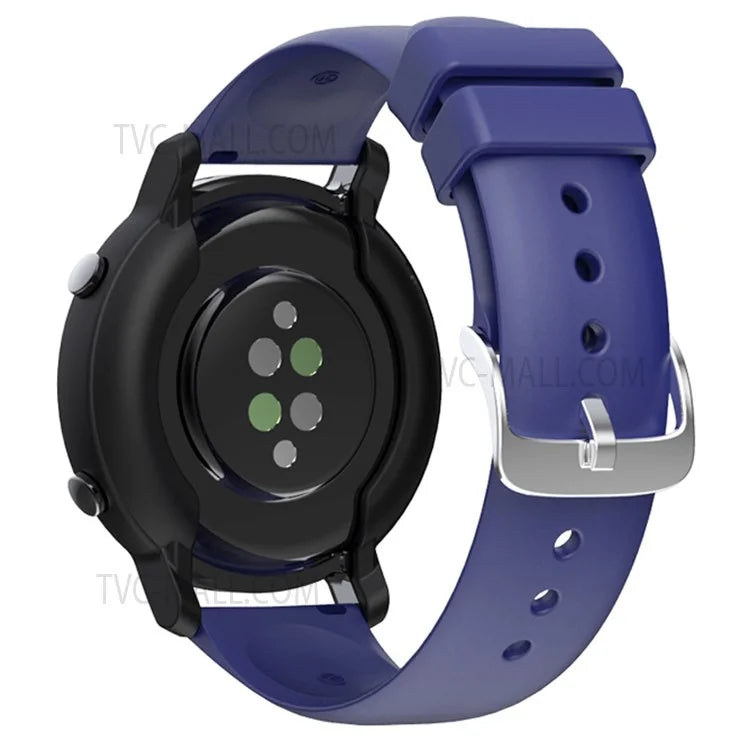 Solid Color Silicone 20mm Watch Strap for Huawei Watch GT2 42mm / Huami Amazfit GTS 3