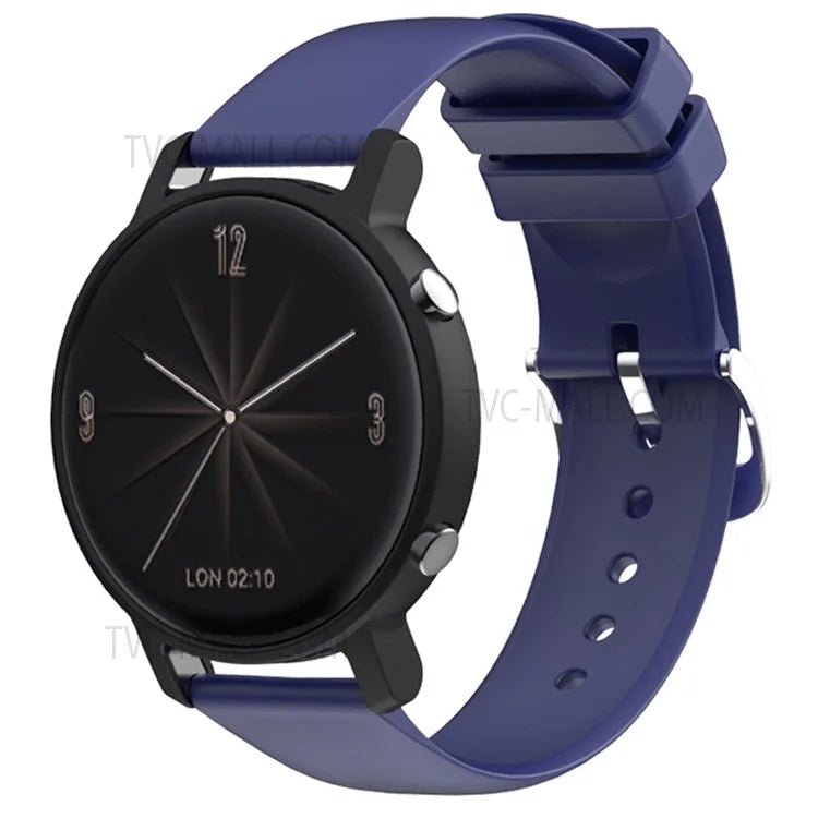 Solid Color Silicone 20mm Watch Strap for Huawei Watch GT2 42mm / Huami Amazfit GTS 3