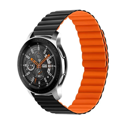For Samsung Galaxy Watch 5 40mm / Watch 5 44mm / Watch 5 Pro 45mm Replacement Silicone Watch Strap 20mm Magnetic Adjustable Wrist Band