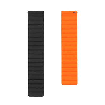 For Samsung Galaxy Watch 5 40mm / Watch 5 44mm / Watch 5 Pro 45mm Replacement Silicone Watch Strap 20mm Magnetic Adjustable Wrist Band