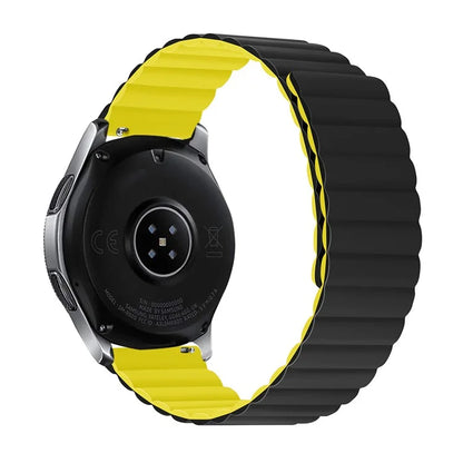 For Samsung Galaxy Watch 5 40mm / Watch 5 44mm / Watch 5 Pro 45mm Replacement Silicone Watch Strap 20mm Magnetic Adjustable Wrist Band