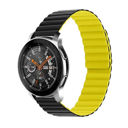 For Samsung Galaxy Watch 5 40mm / Watch 5 44mm / Watch 5 Pro 45mm Replacement Silicone Watch Strap 20mm Magnetic Adjustable Wrist Band