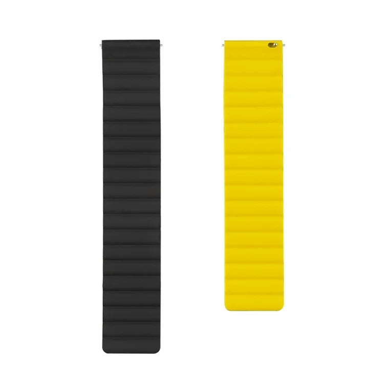 For Samsung Galaxy Watch 5 40mm / Watch 5 44mm / Watch 5 Pro 45mm Replacement Silicone Watch Strap 20mm Magnetic Adjustable Wrist Band