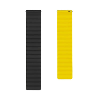 For Samsung Galaxy Watch 5 40mm / Watch 5 44mm / Watch 5 Pro 45mm Replacement Silicone Watch Strap 20mm Magnetic Adjustable Wrist Band