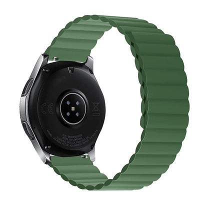 For Samsung Galaxy Watch 5 40mm / Watch 5 44mm / Watch 5 Pro 45mm Replacement Silicone Watch Strap 20mm Magnetic Adjustable Wrist Band