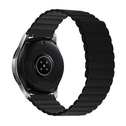 For Samsung Galaxy Watch 5 40mm / Watch 5 44mm / Watch 5 Pro 45mm Replacement Silicone Watch Strap 20mm Magnetic Adjustable Wrist Band