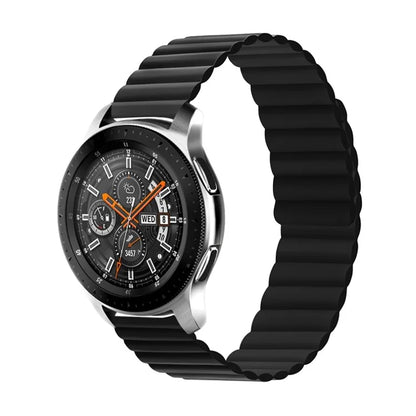 For Samsung Galaxy Watch 5 40mm / Watch 5 44mm / Watch 5 Pro 45mm Replacement Silicone Watch Strap 20mm Magnetic Adjustable Wrist Band