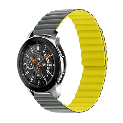 For Samsung Galaxy Watch 5 40mm / Watch 5 44mm / Watch 5 Pro 45mm Replacement Silicone Watch Strap 20mm Magnetic Adjustable Wrist Band