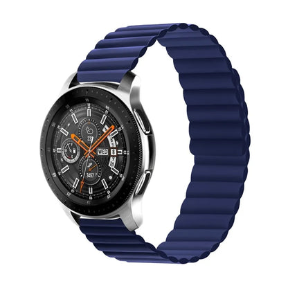For Samsung Galaxy Watch 5 40mm / Watch 5 44mm / Watch 5 Pro 45mm Replacement Silicone Watch Strap 20mm Magnetic Adjustable Wrist Band