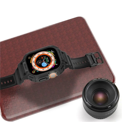 For Apple Watch Ultra 49mm Replacement Strap Adjustable Silicone Wrist Band Integrated with Watch Case