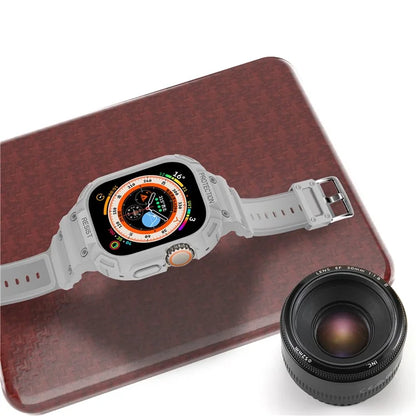 For Apple Watch Ultra 49mm Replacement Strap Adjustable Silicone Wrist Band Integrated with Watch Case