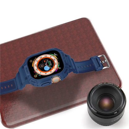 For Apple Watch Ultra 49mm Replacement Strap Adjustable Silicone Wrist Band Integrated with Watch Case