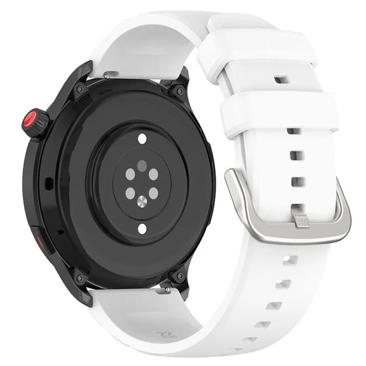 For Samsung Galaxy Watch3 45mm / TicWatch Pro 3 Lite / Mibro Watch X1 Silicone Watch Band 22mm Quick Release Wristband Replacement Strap