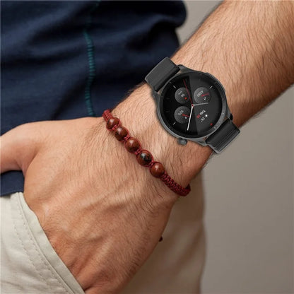 For Samsung Galaxy Watch3 45mm / TicWatch Pro 3 Lite / Mibro Watch X1 Silicone Watch Band 22mm Quick Release Wristband Replacement Strap