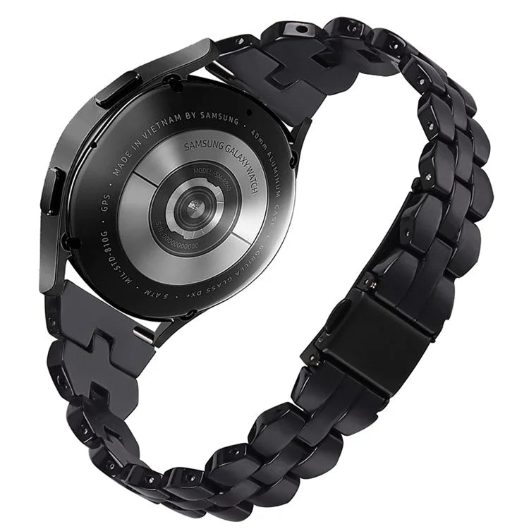 For Samsung Galaxy Watch6 40mm 44mm / Watch6 Classic 43mm 47mm / Watch 5 40mm 44mm / 5 Pro 45mm / Watch4 40mm 44mm Rhombus Resin Watch Band 20mm Wristband Bracelet Strap