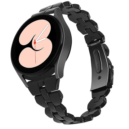 For Samsung Galaxy Watch6 40mm 44mm / Watch6 Classic 43mm 47mm / Watch 5 40mm 44mm / 5 Pro 45mm / Watch4 40mm 44mm Rhombus Resin Watch Band 20mm Wristband Bracelet Strap