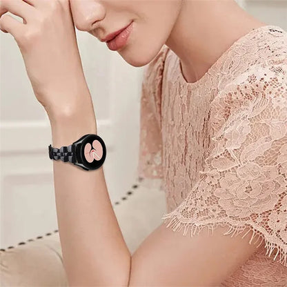 For Samsung Galaxy Watch6 40mm 44mm / Watch6 Classic 43mm 47mm / Watch 5 40mm 44mm / 5 Pro 45mm / Watch4 40mm 44mm Rhombus Resin Watch Band 20mm Wristband Bracelet Strap