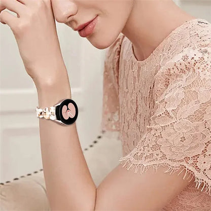 For Samsung Galaxy Watch6 40mm 44mm / Watch6 Classic 43mm 47mm / Watch 5 40mm 44mm / 5 Pro 45mm / Watch4 40mm 44mm Rhombus Resin Watch Band 20mm Wristband Bracelet Strap